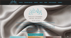 Desktop Screenshot of dallaschambermusic.org